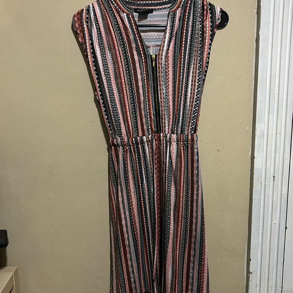 Polyester dress multi color
